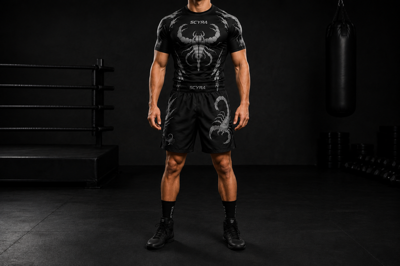 SCYRA Scorpion — Ensemble MMA Noir/Gris